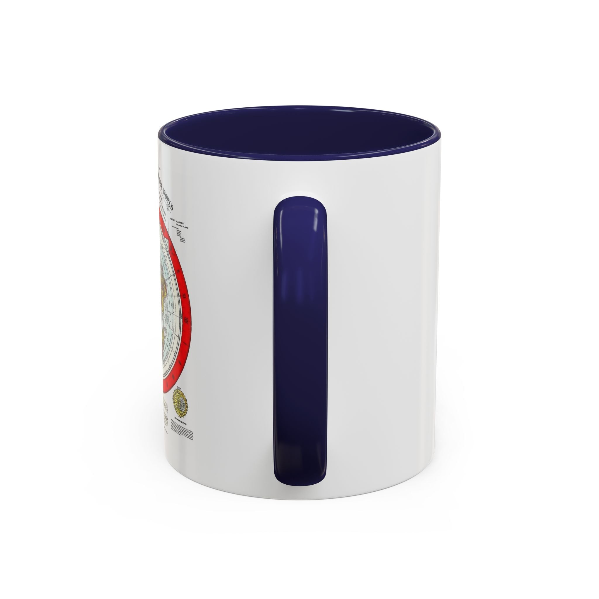 Vintage World Map Accent Coffee Mug (11/15oz)