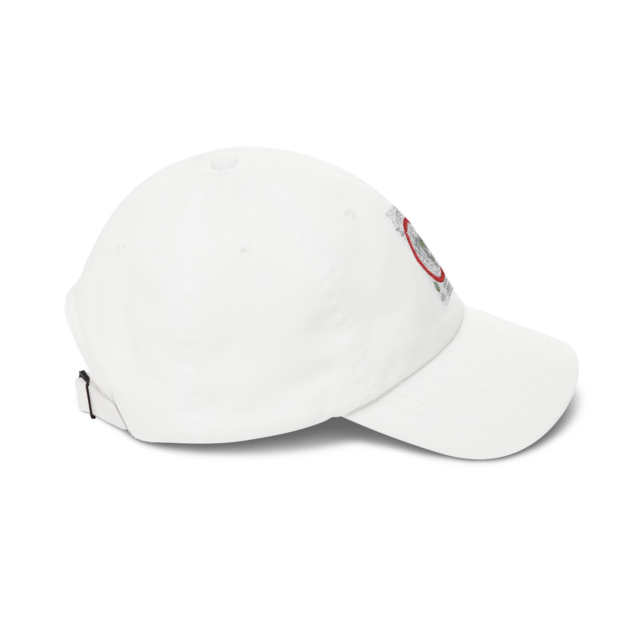 Dad Cap — Vintage Floral Globe Embroidered Baseball Hat