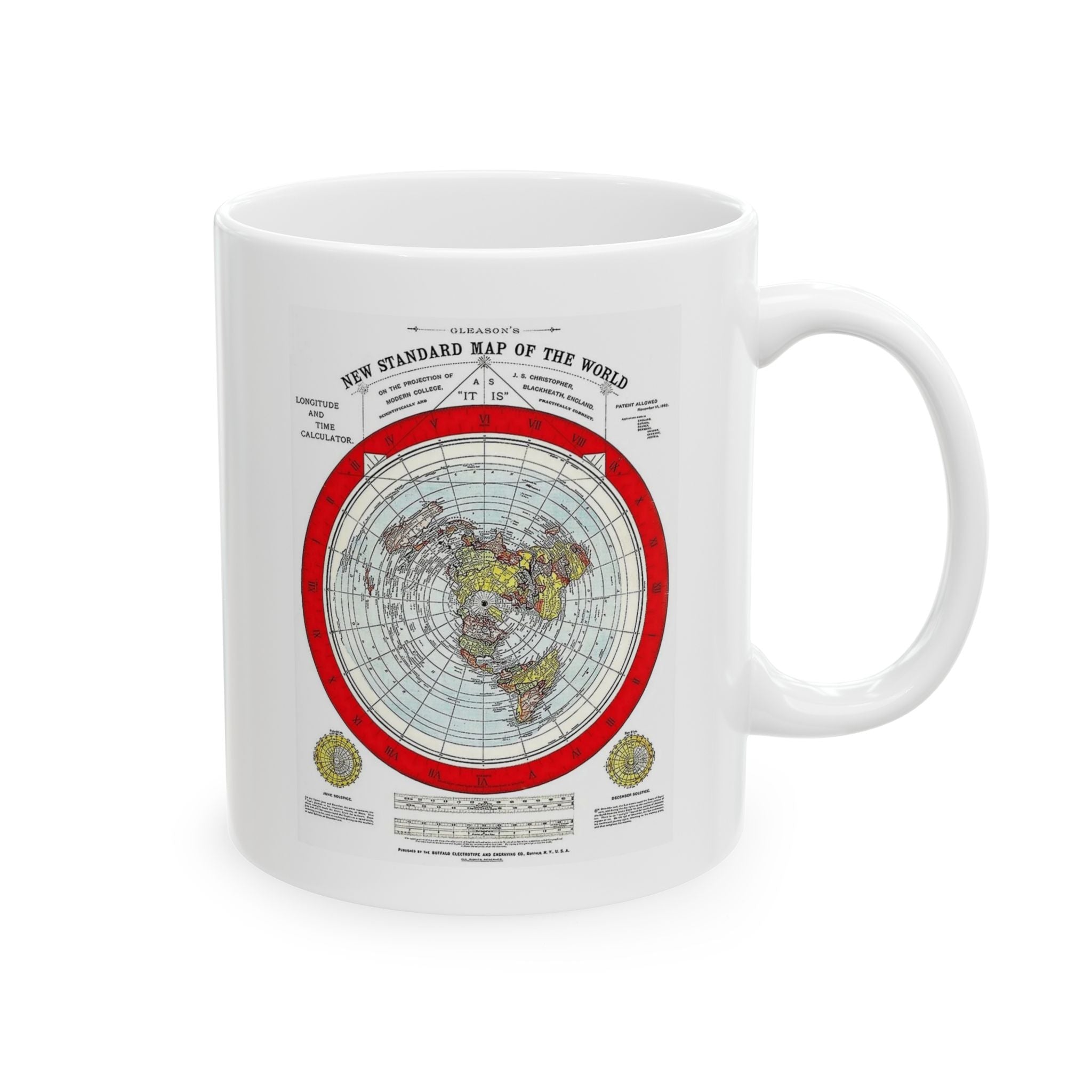 Vintage World Map Ceramic Mug – Retro Atlas Coffee Cup (11oz & 15oz)