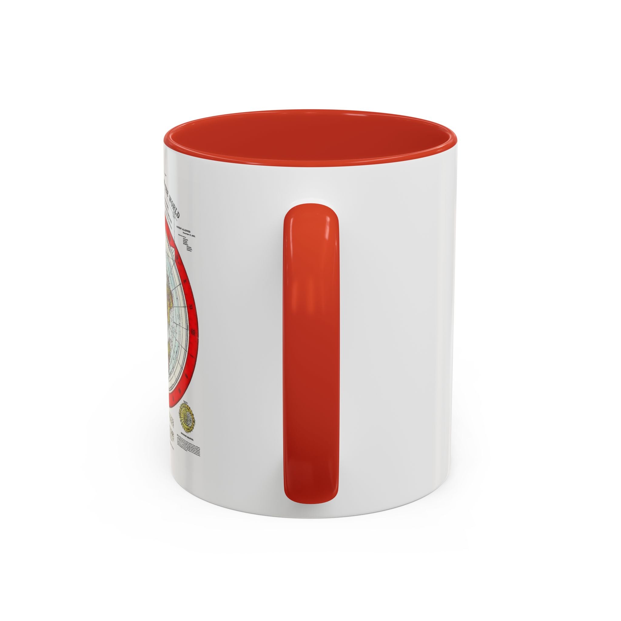 Vintage World Map Accent Coffee Mug (11/15oz)
