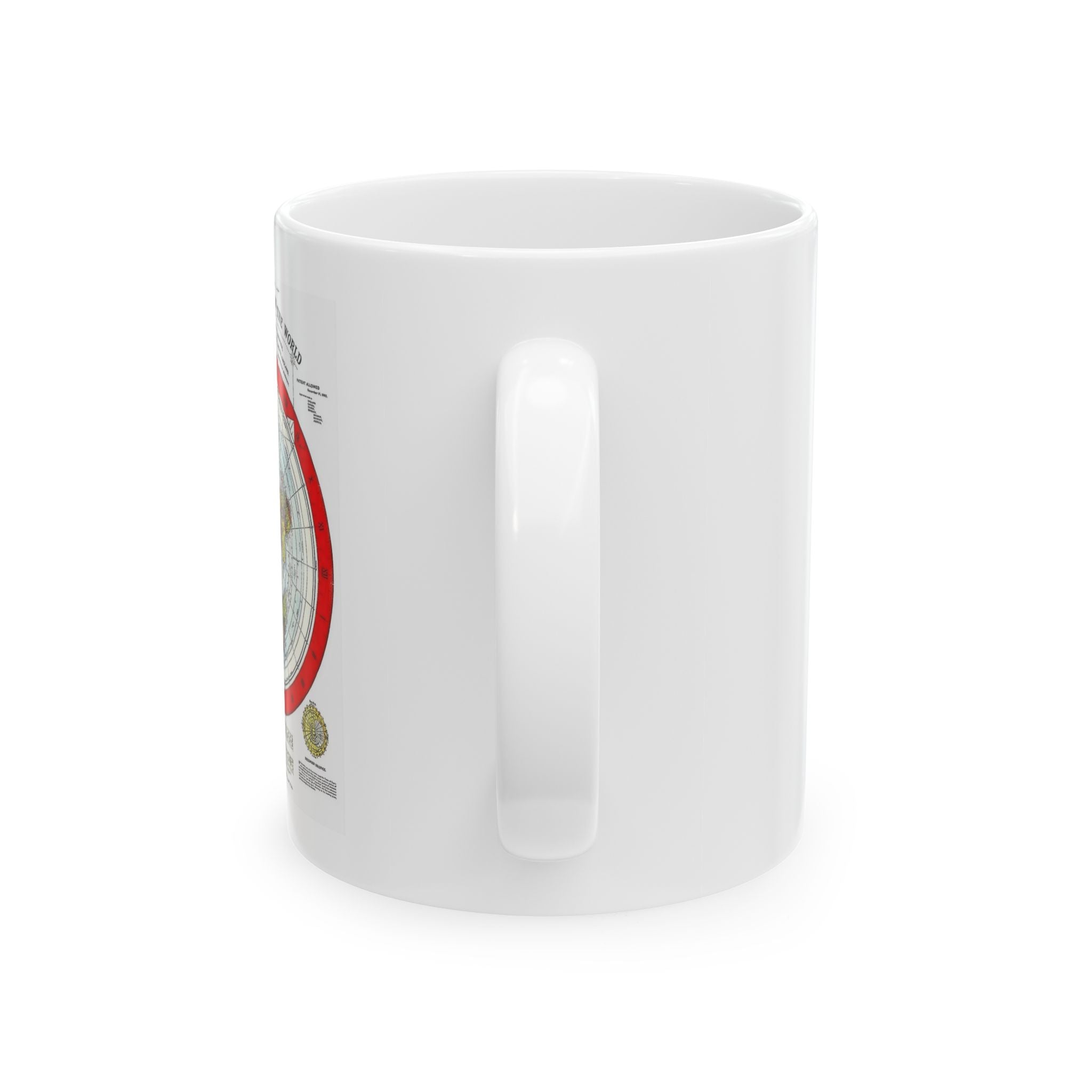 Vintage World Map Ceramic Mug – Retro Atlas Coffee Cup (11oz & 15oz)